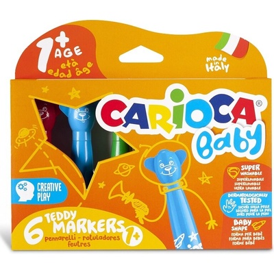 Fixy CARIOCA dětské Baby 1+, 6 ks