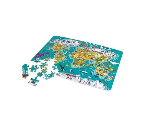 Hape Mapa světa 2v1