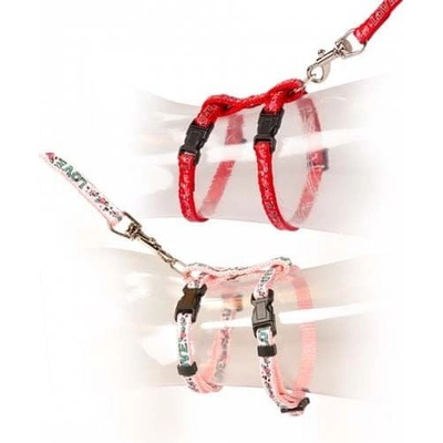 DUVO+ Postroj s vodítkom pre mačiatka Set LOVE 15-25 cm/8 mm-125 cm