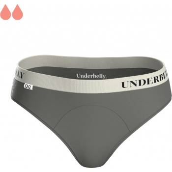 Underbelly menstruační kalhotky UNIVERS šedá bílá z polyamidu Pro slabší dny menstruace