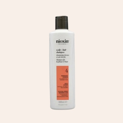 Nioxin System 4 Scalp + Hair Shampoo jemný šampon pro barvené a poškozené vlasy 300 ml