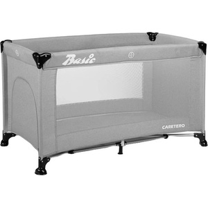 Caretero Сгъваема кошара на 1 ниво Caretero - Basic, Light Grey (TERO-3940) - ozone