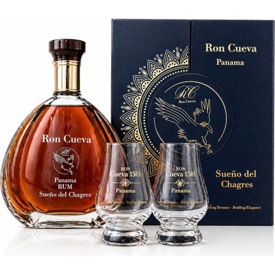 Cueva 1501 25 Sistema Solera 40% 0,7 l (dárkové balení 2 sklenice)