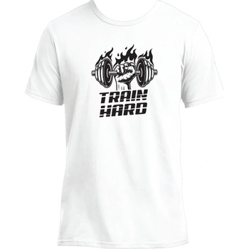 FITNESS 1 T-Shirt Train Hard Dumbbell XL