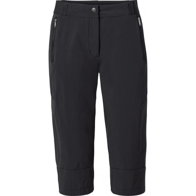 Vaude Дамски 3/4 панталони Vaude Women's Farley Stretch Capri III Walking trousers - Black - размер 40 (EU) (110-0756-0114)