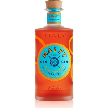 Malfy Gin Con Arancia 41% 1 L (čistá fľaša)