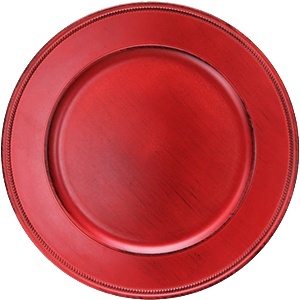 Horecano HORECANO-Подложна чиния VINTAGE 33 cm ЧЕРВЕНА (HA295MP-R) (0193694)