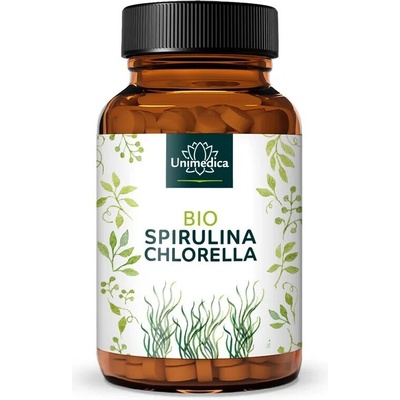 Unimedica BIO spirulina + BIO chlorella 3000 mg 500 tablet