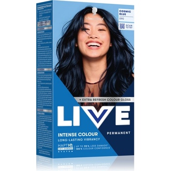 Schwarzkopf LIVE Intense Colour перманентната боя за коса цвят 090 Cosmic Blue