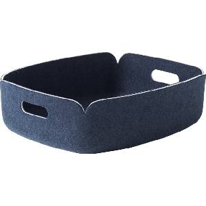 Muuto Кошница за съхранение Restore ниска 31 x 40 см морскосиня (13307)