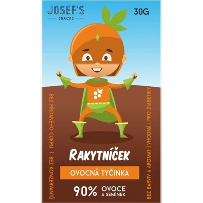 Josef's snacks Ovocná tyčinka 30 g