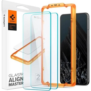Image 1 of Spigen Стъклен Протектор за Google Pixel 8, Spigen GlassTr Aligh Master 2бр. , Прозрачен (AGL07396)