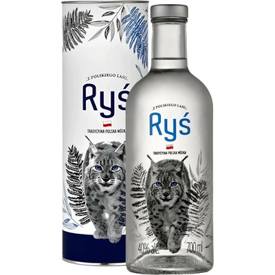 Dębowa Vodka Crystal Rys 40% 0,7 l (tuba)