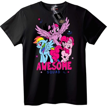 NOONEBRAND Тениска My Little Pony Страхотен отряд - S, Black