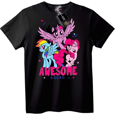 NOONEBRAND Тениска My Little Pony Страхотен отряд - S, Black