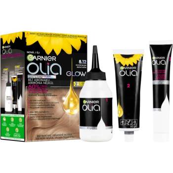 Garnier Olia Big Kit перманентната боя за коса цвят 8.12 Iridescent Blonde