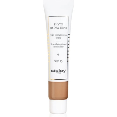 Sisley Phyto-Hydra Teint тониращ и хидратиращ крем-гел с озаряващ ефект SPF 15 цвят 4 Tan 40ml