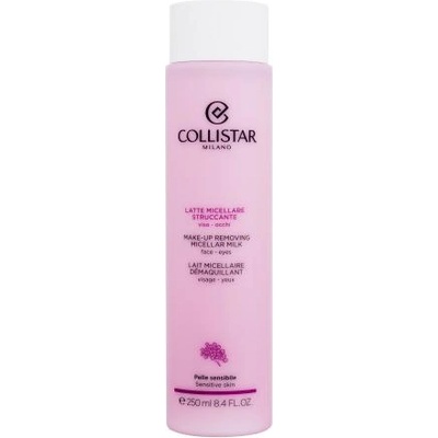 Collistar Make-Up Removing Micellar Milk мицеларен лосион за почистване на грим от лице и очи 250 ml