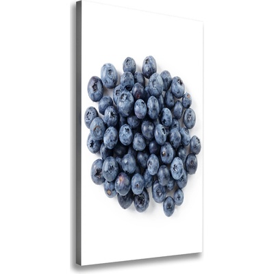 Vertikálny moderný fotoobraz canvas na ráme Jahody 50x100 cm