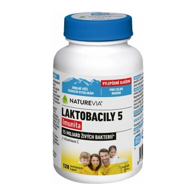 Naturevia Laktobacily 5 Imunita 180 kapsúl