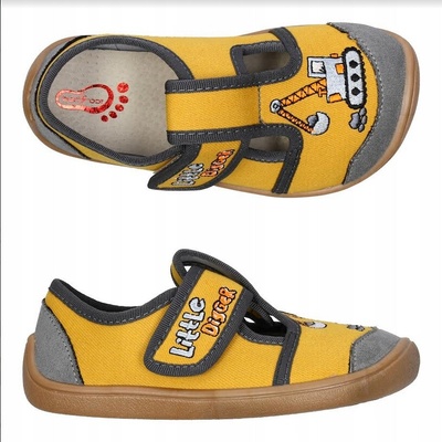 3f freedom for feet detské papuče na suchý zips viacfarebné