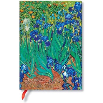 Paperblanks Тефтер Van Gogh's Irises, Midi, твърда корица, 7 (1570180191)
