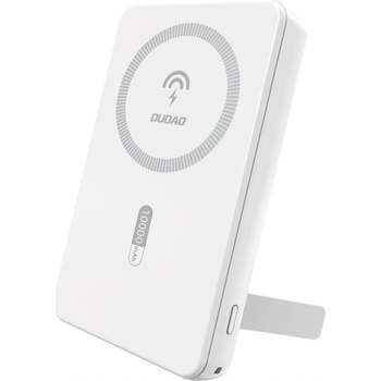 Dudao K14S+ 10000mAh Power Bank 20W USB-A/USB-C MagSafe бял (6976625333097)