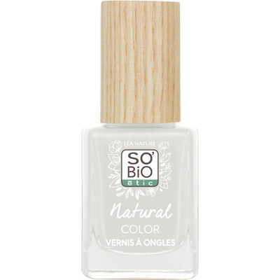 SO’BiO étic Lak na nehty - 80 francouzská bílá (11 ml) - se zářivou a intenzivní barvou