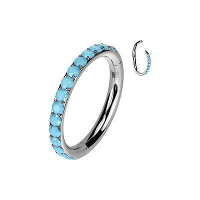 Šperky4U Segment kruh helix cartilage tragus piercing titan TIT1372-1210