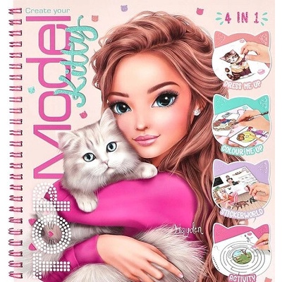 Kreatívny špirálový zošit TOP Model Kitty Hayden
