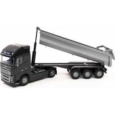 EMEK kamión VOLVO FH16 750 čierny s vyklápacím návesom
