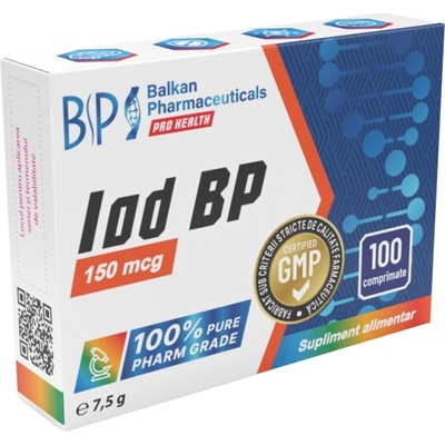 Balkan Pharmaceuticals Iod BP 150 mcg [100 Таблетки]