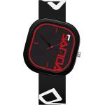 SANDA Детски аналогов часовник Sanda Classy V2, Черен (SANDA-3203-BLACK-RED) Часовници
