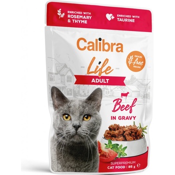 Calibra Life Cat Adult Beef 85 g