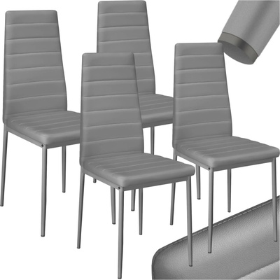 Tectake 401846 šedá 4 ks