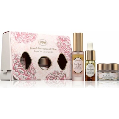 Sabon Face Kit sprej na tvár 10 ml + pleťové sérum 9 ml + pleťový krém 15 ml