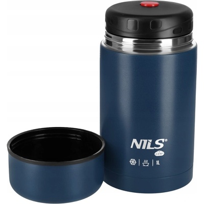 Nils Camp Termoska na jídlo Vakuová 1000 ml modrá tmavá