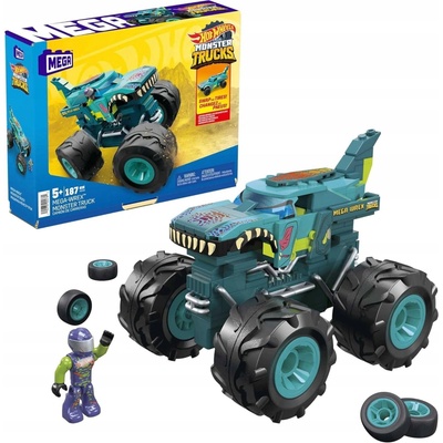 MEGA BLOKS Mega Construx Hot Wheels Monster trucks Mega Wrex – Zboží Dáma