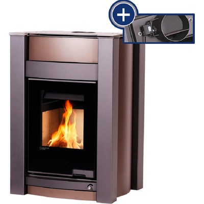 HS Flamingo Aquaflam Vario Kalmar 11/7 kW TV hnedá zamatová elektronická regulácia