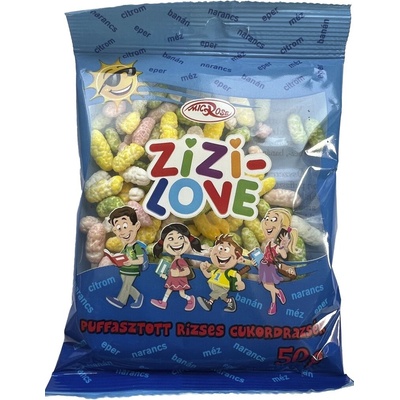 Microse Zizi Love pufovaná ryža s ovocnou príchuťou 50 g