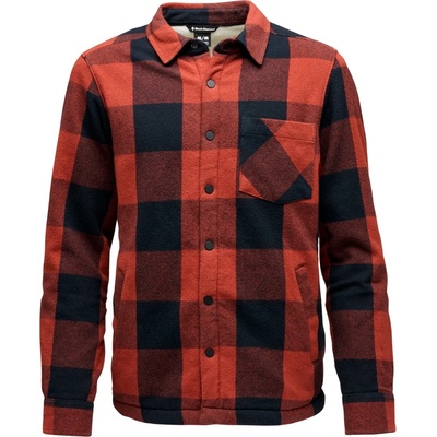 Black Diamond Мъжка риза с копчета Black diamond Project Lined Flannel Shirt - Iron Red / Black - размер XL (033-2091-0415)