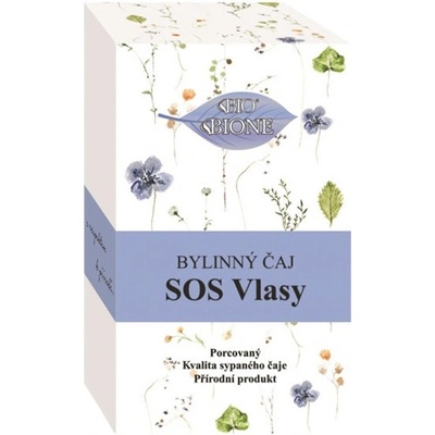BIONE Bylinný čaj SOS VLASY 40 g