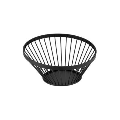 Horecano HORECANO-REN-Панер метален скосен Ø18xh9cm ЧЕРЕН (HC-39156) (0139156)