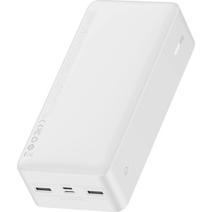 Baseus Външна батерия Baseus Bipow PPBD050202 30000mAh 15W бял + USB-A - Micro USB кабел 0.25m бял (PPBD050202_VZ)