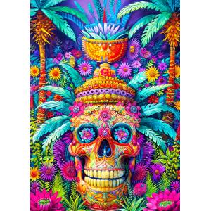 Enjoy - Puzzle Jungle Skull - 1 000 piese