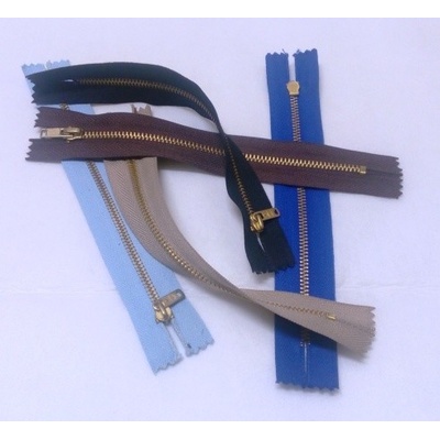 Zip mosazný 6 cm