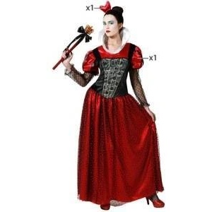BigBuy Carnival Костюм Царица на сърцето Размер xxl
