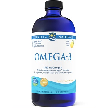 Nordic Naturals Omega, 1560 mg, Лимон, 473 ml