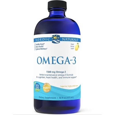Nordic Naturals Omega, 1560 mg, Лимон, 473 ml