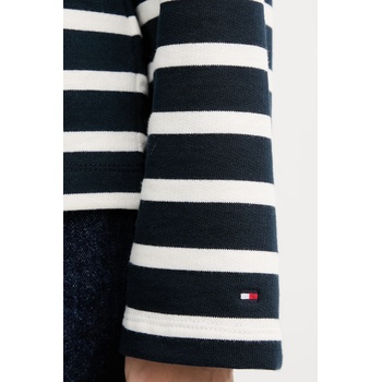 Tommy Hilfiger Памучен суичър Tommy Hilfiger в тъмносиньо с десен WW0WW47457 (WW0WW47457)